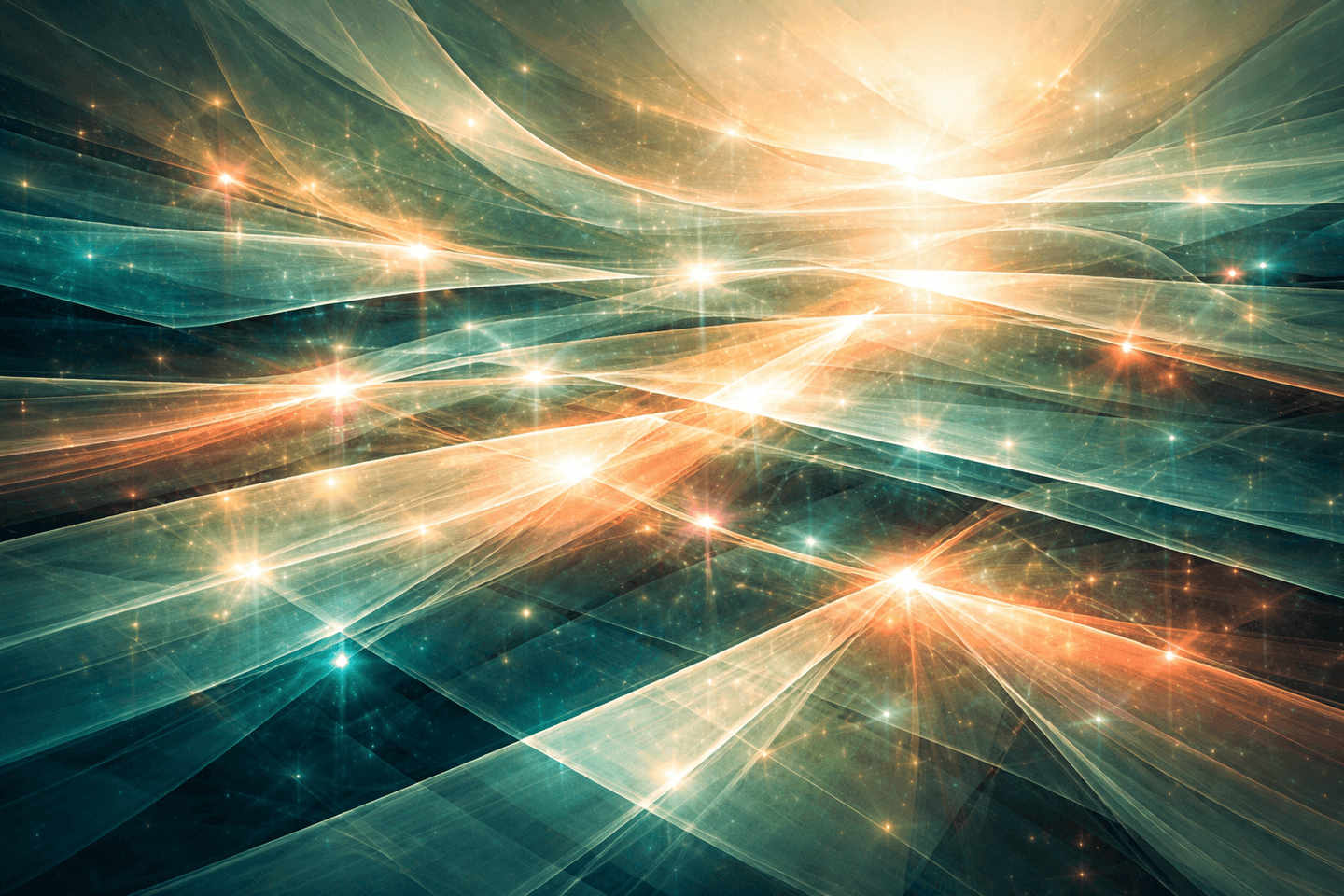 Translucent flowing layers representing transparent healthcare data